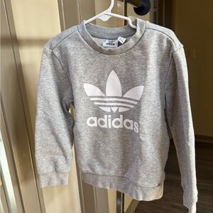 Adidas Kids Heather Gray Sweatshirt